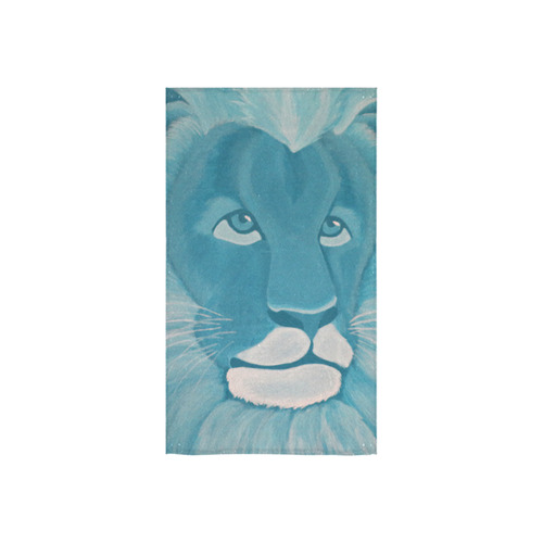 Turquoise Lion Custom Towel 16"x28"