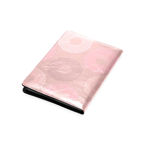 Chocolate Peach Champagne Lace Doily Custom NoteBook A5