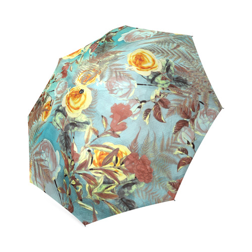 flowers 3 Foldable Umbrella (Model U01)