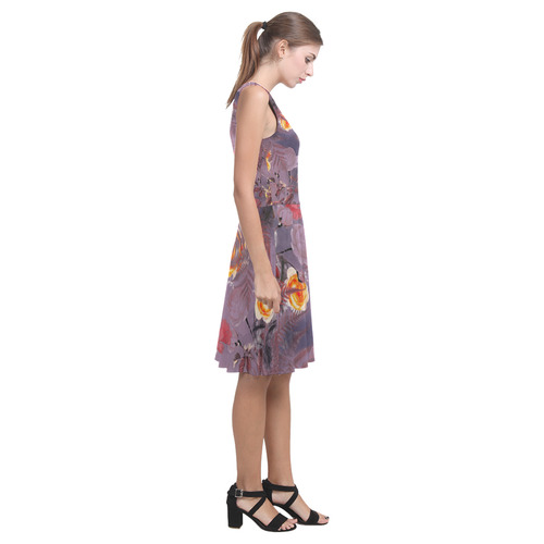 flowers 2 Atalanta Casual Sundress(Model D04)