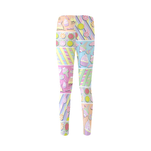 Candy, Cupcakes, and Ice Cream Cassandra Women's Leggings (Model L01)