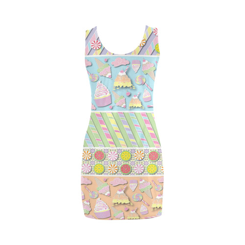 Candy, Cupcakes and Ice Cream Medea Vest Dress (Model D06)