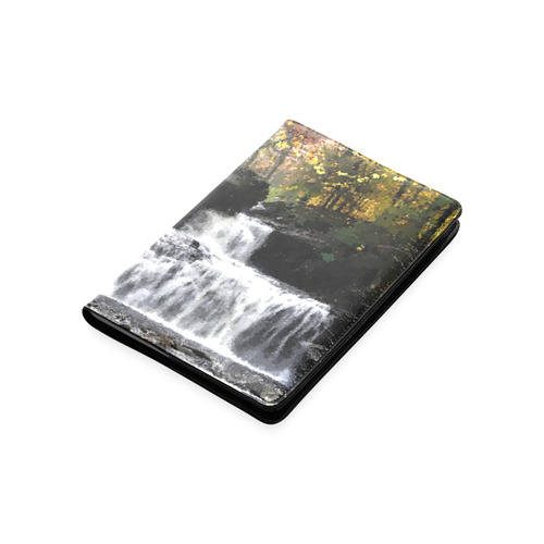 Dark Rock Pixel Waterfall Custom NoteBook A5