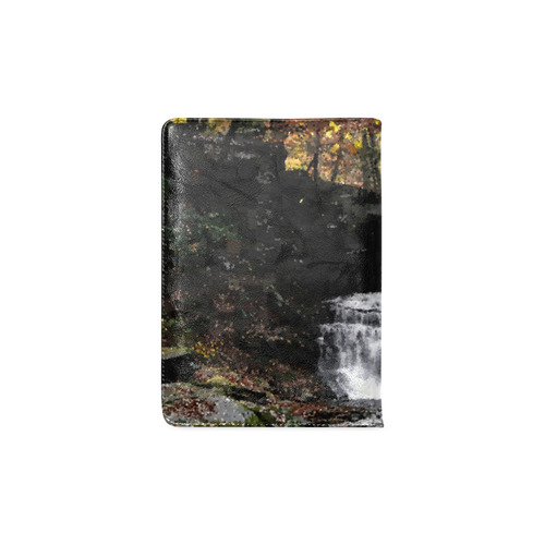 Dark Rock Pixel Waterfall Custom NoteBook A5