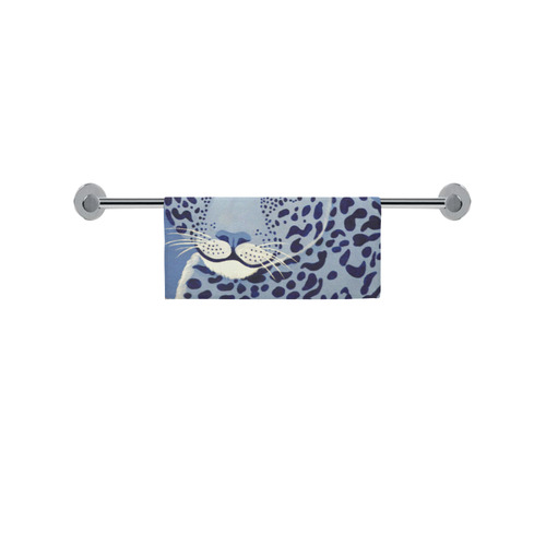 Ultramarine Jaguar Square Towel 13“x13”