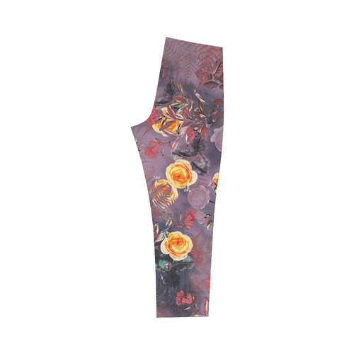 flowers 2 Capri Legging (Model L02)