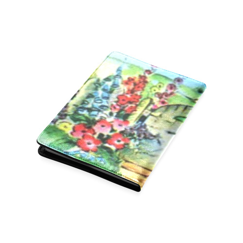 Vintage Country Flower Garden Gate Custom NoteBook A5