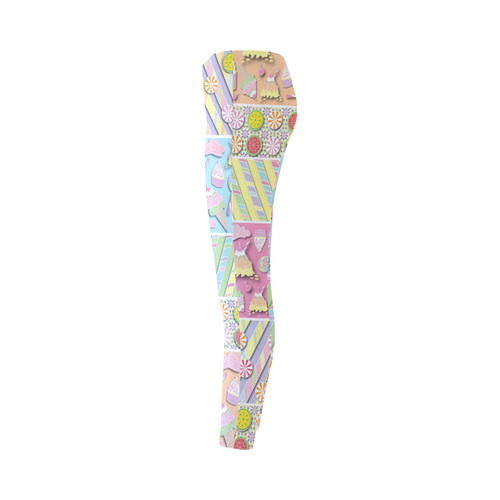 Candy, Cupcakes, and Ice Cream Cassandra Women's Leggings (Model L01)