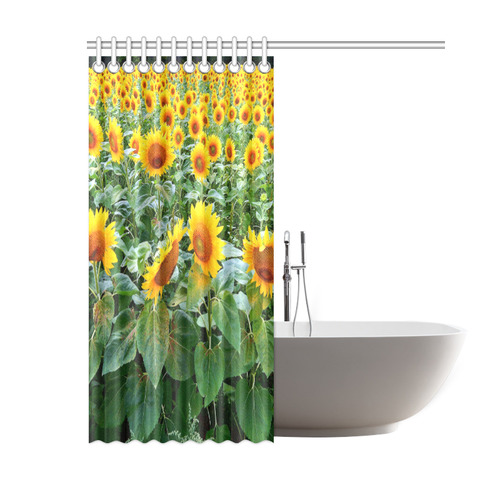 Sunflower Field Shower Curtain 60"x72"