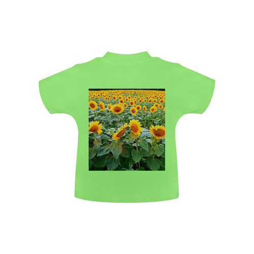 Sunflower Field Baby Classic T-Shirt (Model T30)