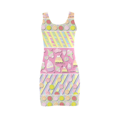 Candy, Cupcakes and Ice Cream Medea Vest Dress (Model D06)