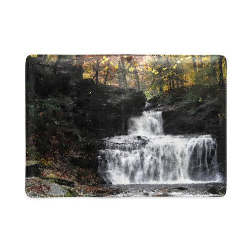 Dark Rock Pixel Waterfall Custom NoteBook A5