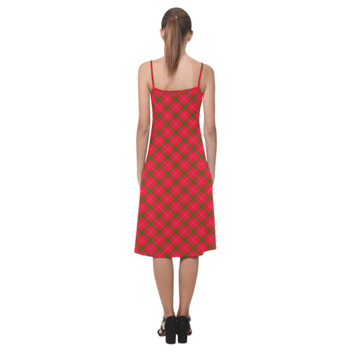 Holiday Plaid / Tartan Alcestis Slip Dress (Model D05)