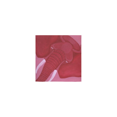 Crimson Elephant Square Towel 13“x13”
