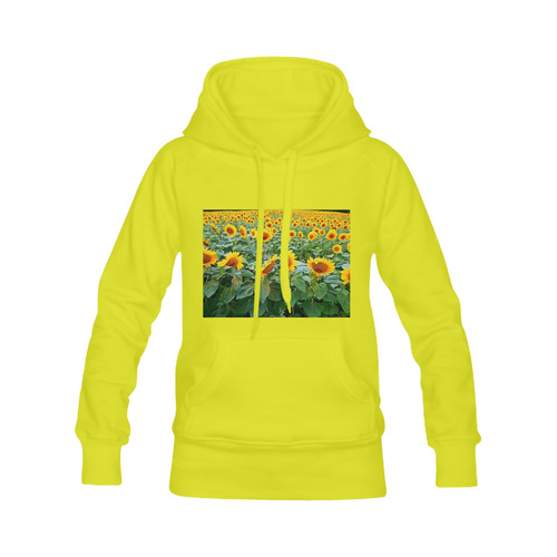 Sunflower Field Men's Classic Hoodies (Model H10)