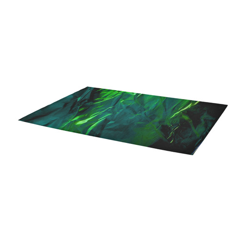 Abstract Emerald Area Rug 9'6''x3'3''