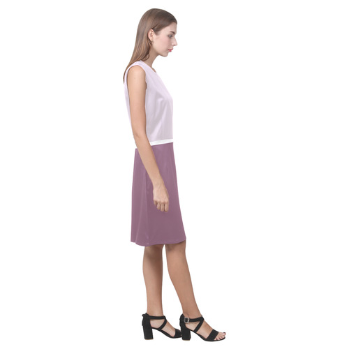 Orchid Ice and Grape Nectar Eos Women's Sleeveless Dress (Model D01)