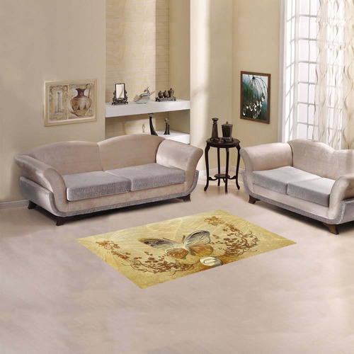 Wonderful golden butterflies Area Rug 2'7"x 1'8‘’