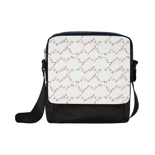 Festive Christmas Lights Crossbody Nylon Bags (Model 1633)