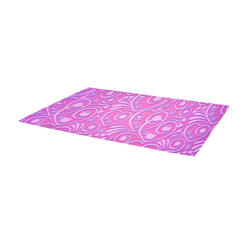 sweet hearts, hot pink Area Rug 9'6''x3'3''