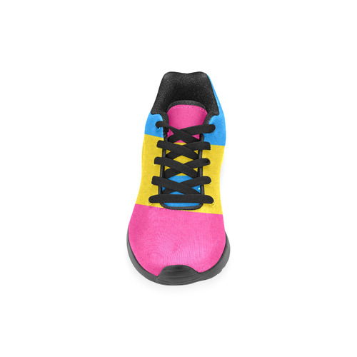Pansexual Pride Flag Men’s Running Shoes (Model 020)
