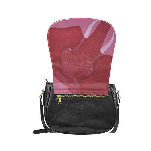 Crimson Elephant Classic Saddle Bag/Small (Model 1648)