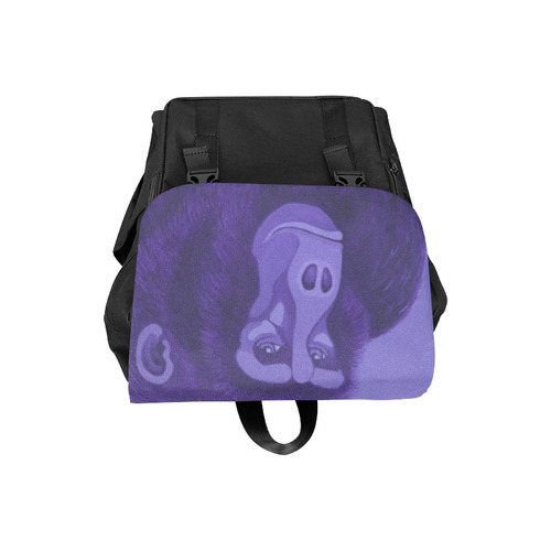 Violet Gorilla Casual Shoulders Backpack (Model 1623)