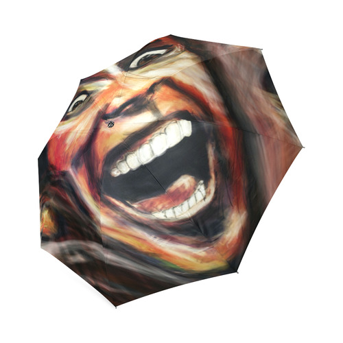 Nic Cage is hot umbrella Foldable Umbrella (Model U01)