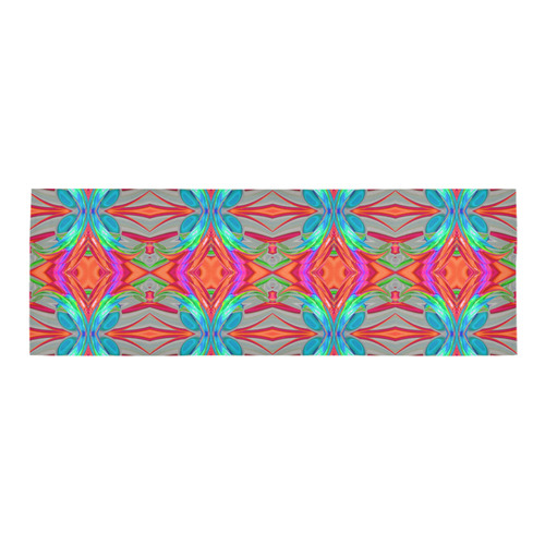 Abstract Colorful Ornament CA Area Rug 9'6''x3'3''