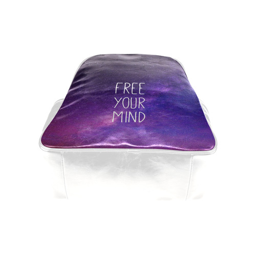 "Free Your Mind" Quote Purple Blue Night Sky Multi-Pockets Backpack (Model 1636)