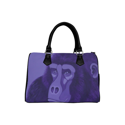 Violet Gorilla Boston Handbag (Model 1621)