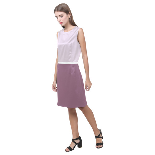 Orchid Ice and Grape Nectar Eos Women's Sleeveless Dress (Model D01)