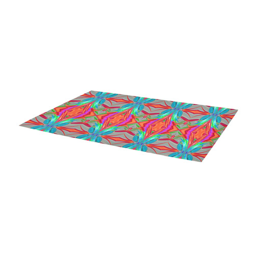 Abstract Colorful Ornament CA Area Rug 9'6''x3'3''