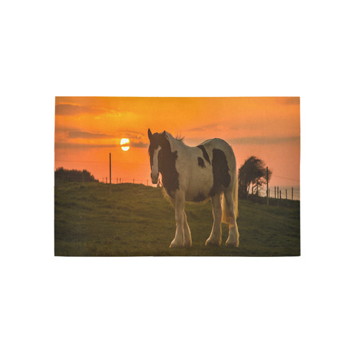 Sunset Horse Area Rug 5'x3'3''