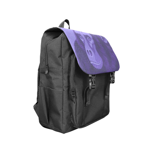 Violet Gorilla Casual Shoulders Backpack (Model 1623)