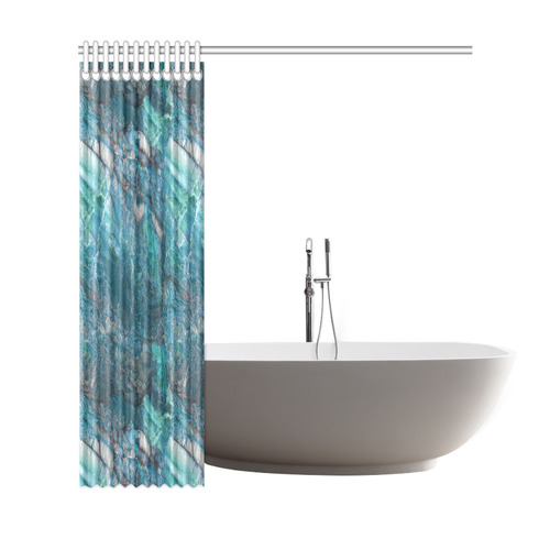 Marble - siena turchese Shower Curtain 69"x72"