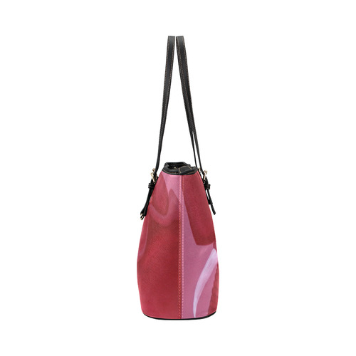 Crimson Elephant Leather Tote Bag/Small (Model 1651)
