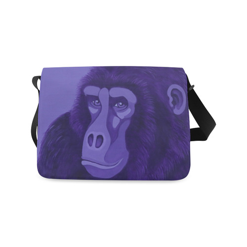 Violet Gorilla Messenger Bag (Model 1628) ID D842871