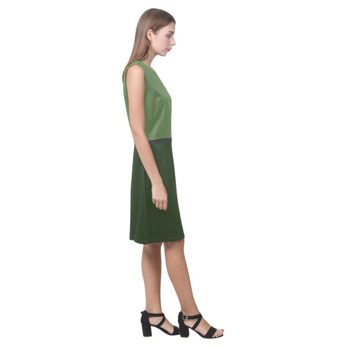 Cactus and Seaweed Eos Women's Sleeveless Dress (Model D01)