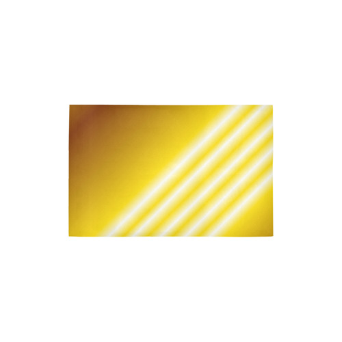 Yellow Sunbeams Stripes Area Rug 2'7"x 1'8‘’