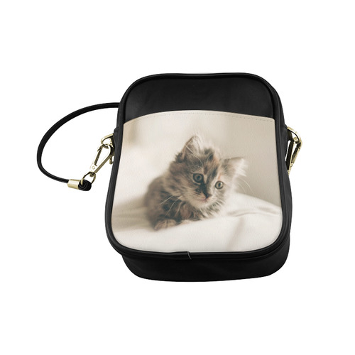 Lovely Sweet Little Cat Kitten Kitty Pet Sling Bag (Model 1627)