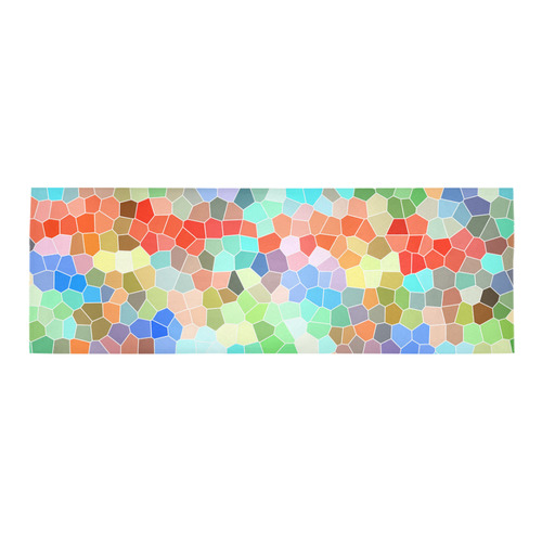 Colorful Mosaic Area Rug 9'6''x3'3''