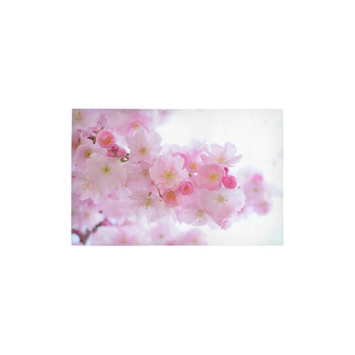 Beautiful Pink Japanese Cherry Tree Blossom Area Rug 2'7"x 1'8‘’