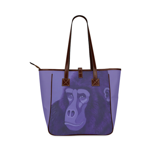 Violet Gorilla Classic Tote Bag (Model 1644)