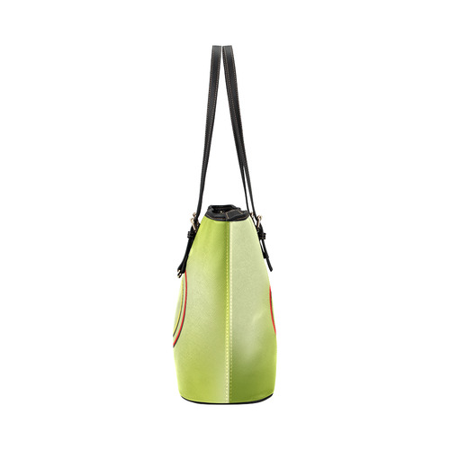 VeggieArt Sport Leather Tote Bag/Small (Model 1651)