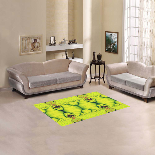 Sunny Day in the Tropics Fractal Abstract Area Rug 2'7"x 1'8‘’