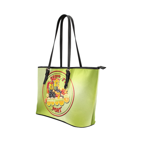 VeggieArt Sport Leather Tote Bag/Large (Model 1651)