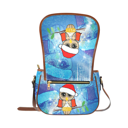 Christmas owls Saddle Bag/Small (Model 1649) Full Customization