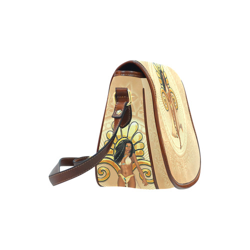 Wonderful egypt women with egypt sign Saddle Bag/Small (Model 1649) Full Customization