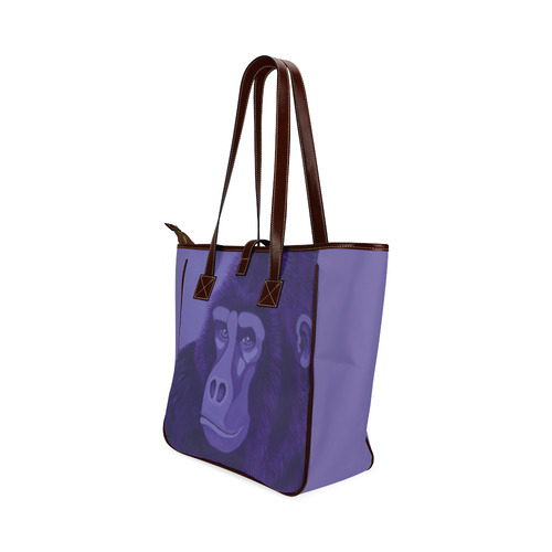 Violet Gorilla Classic Tote Bag (Model 1644)